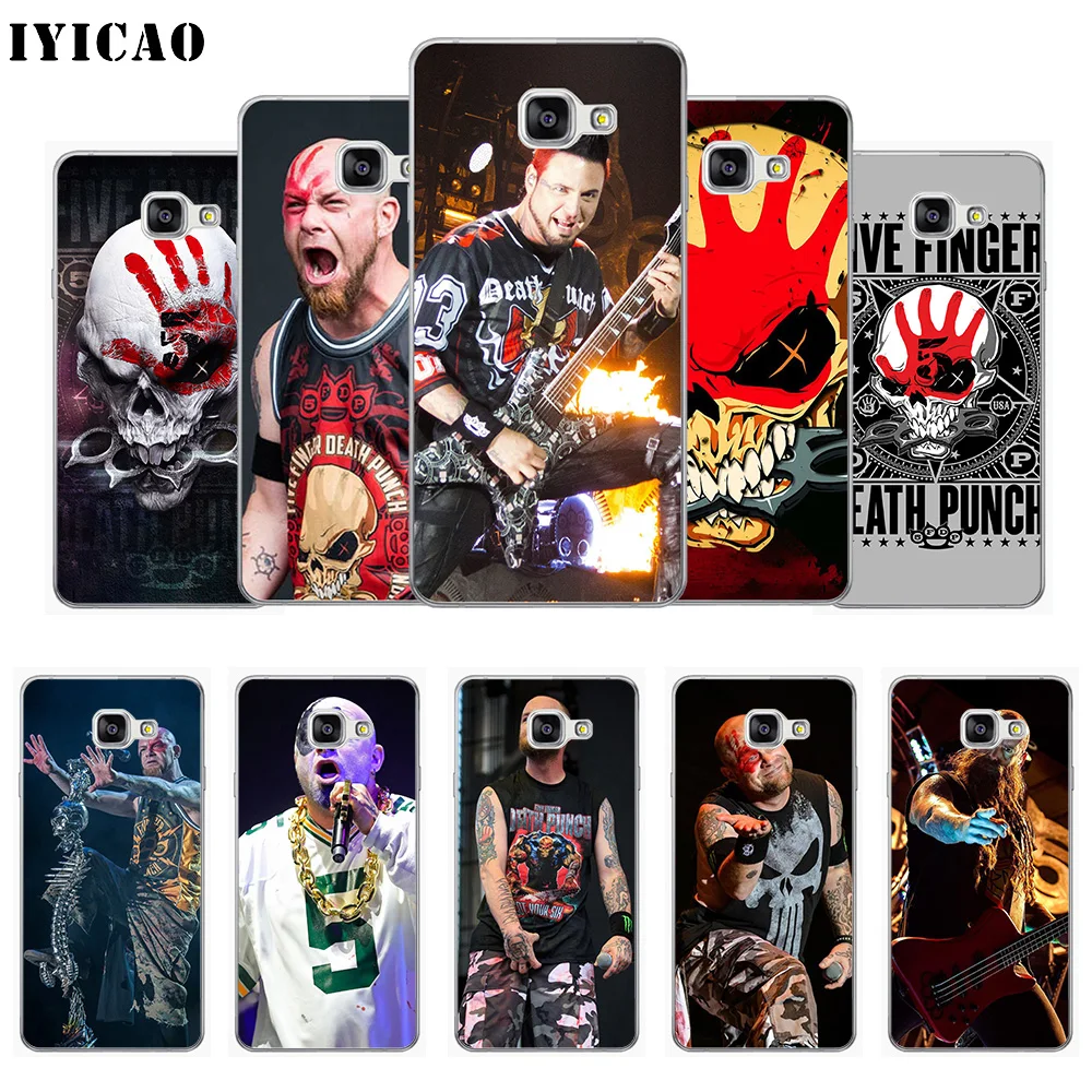 

IYICAO Five Finger Death Punch FFDP Soft Silicone Phone Case for Samsung A10 A30 A40 A50 A70 M10 M20 M30 TPU Cover