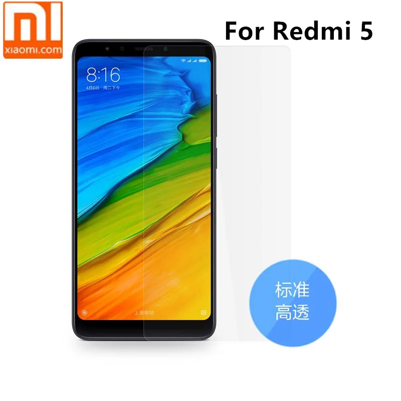 

2pcs 100% original xiaomi redmi 5 screen protectors anti Scratch Proof High Transparency PET protective film for xiaomi redmi5
