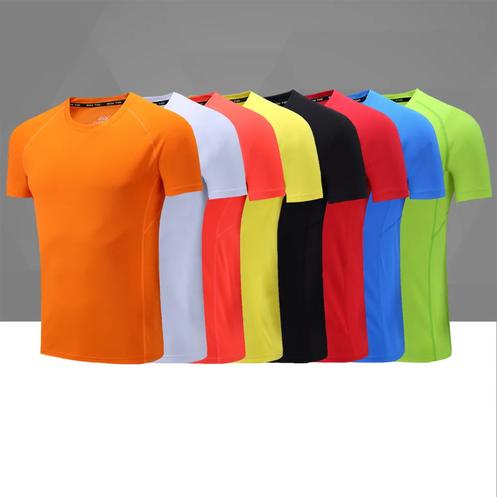 Adsmoney Men's Polyester Quick Dry T shirts Breathable Running Sports