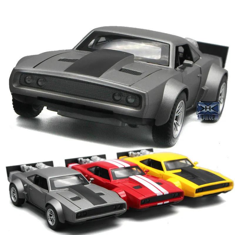 Для Dodge War Horse спортивный автомобиль сплав модель игрушки для Форсаж 8 Diecast музыкальные огни тянуть назад Авто супер гоночный автомобиль