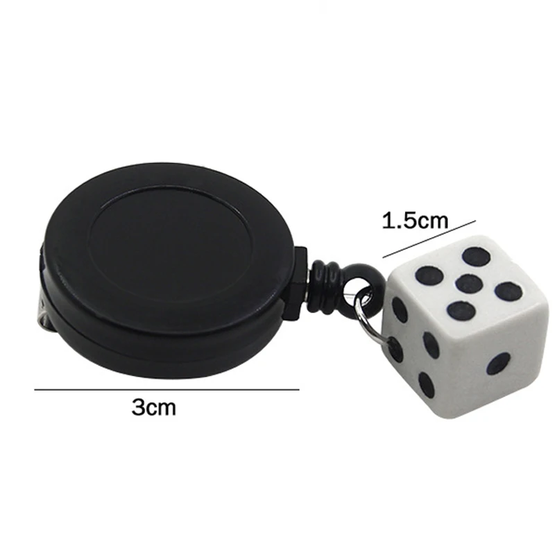Children's Funny Magic Playing Flat Braid  Dice Disappearing Magic Props Toy 