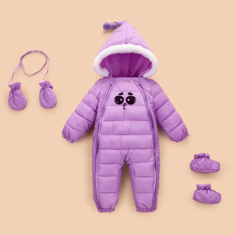 Ins New 3IN1 Thickening Winter Clothes Baby Girl Cute Coat Infant