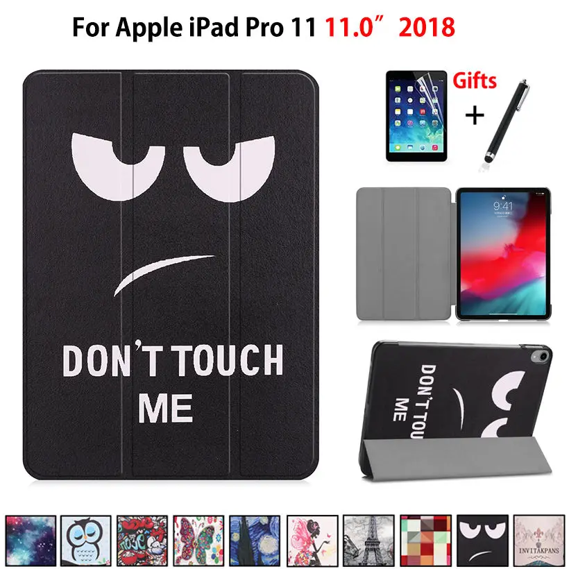 Чехол для iPad Pro 11 &quot(2018) умный чехол нового дюймов 2018 складной подставка с принтом