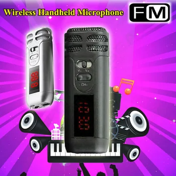 

Mini Reverb Handheld FM Wireless Microphone For Tour Guide Loudspeaker Megaphone Conference Teaching Conference Karaoke Micro