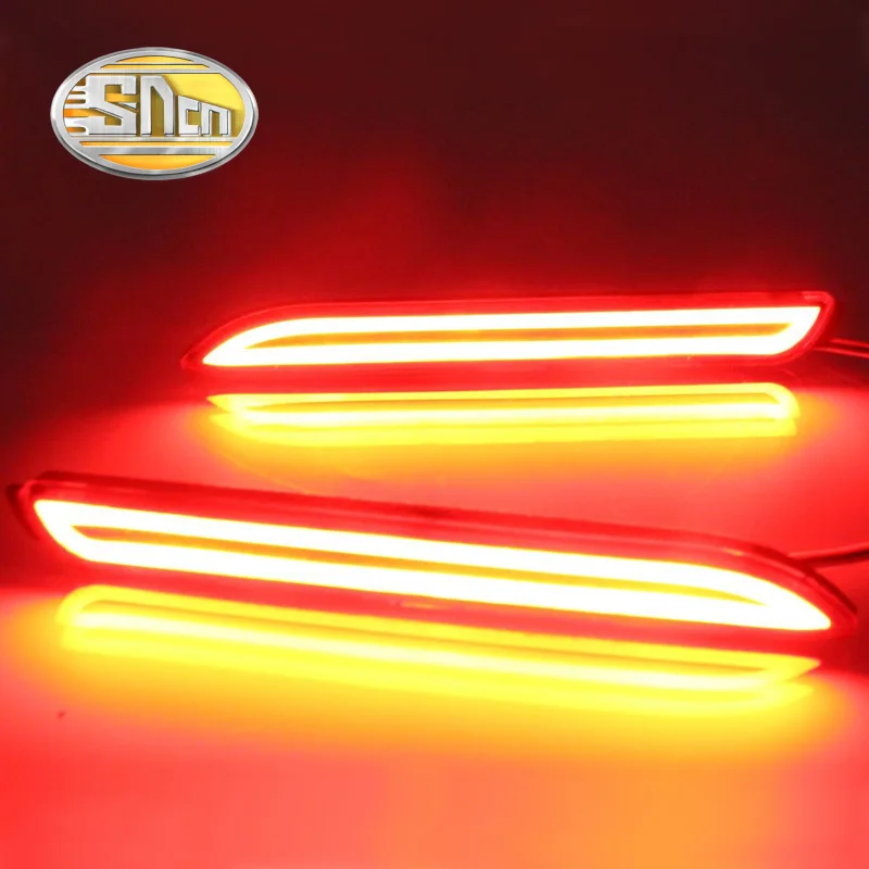 2 шт. для Toyota Sienna 2013- SNCN Многофункциональный Автомобильный задний светильник светодиодный задний противотуманный фонарь бампер светильник автомобильный тормозной светильник отражатель