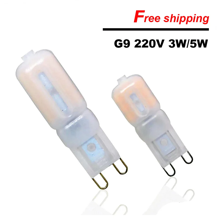 Ten Or More 10%Off G9 LED bulb 3W 5W AC220V SMD283...