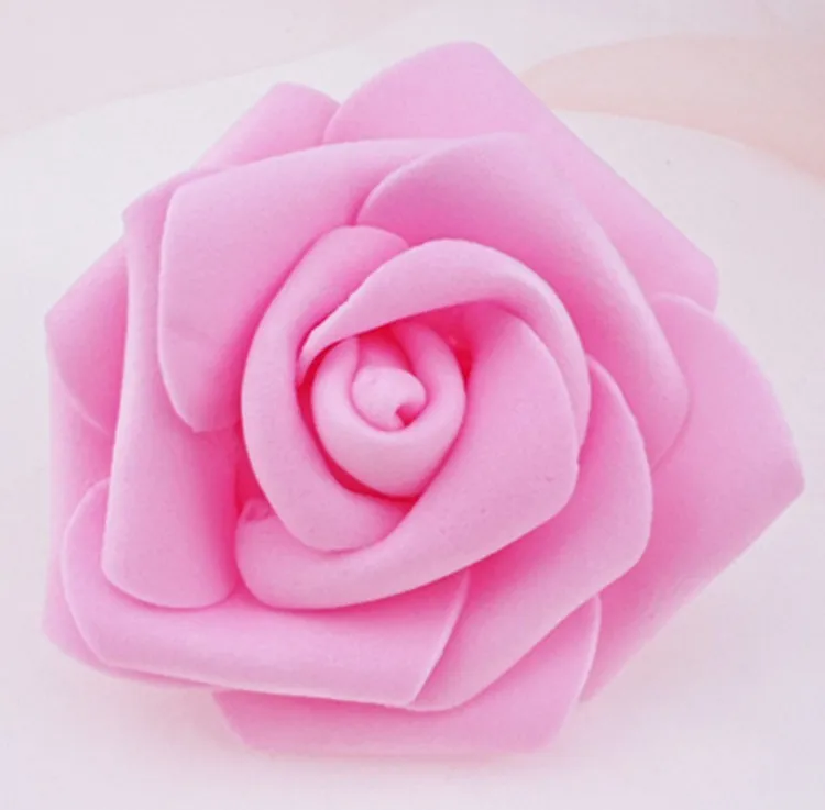 High Quality 50pcslot 7cm Foam Rose Heads Real Touch New PE Kissing Balls For Weddings DIY Wedding Table Centerpieces 8 Colors (4)