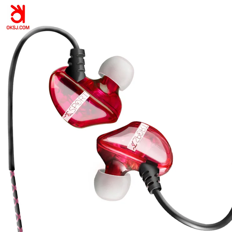 

OKSJ wired headset 3.5mm HiFi headset In-ear earphone Intelligent noise reduction supports HD call wired earphone for Samsung