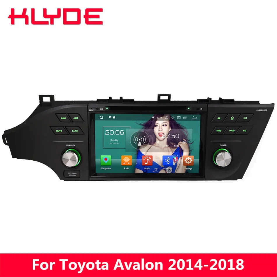 

KLYDE 8" 4G Android 8 7.1 Octa Core 4GB RAM 32GB ROM Car DVD Multimedia Player Radio For Toyota Avalon 2014 2015 2016 2017 2018