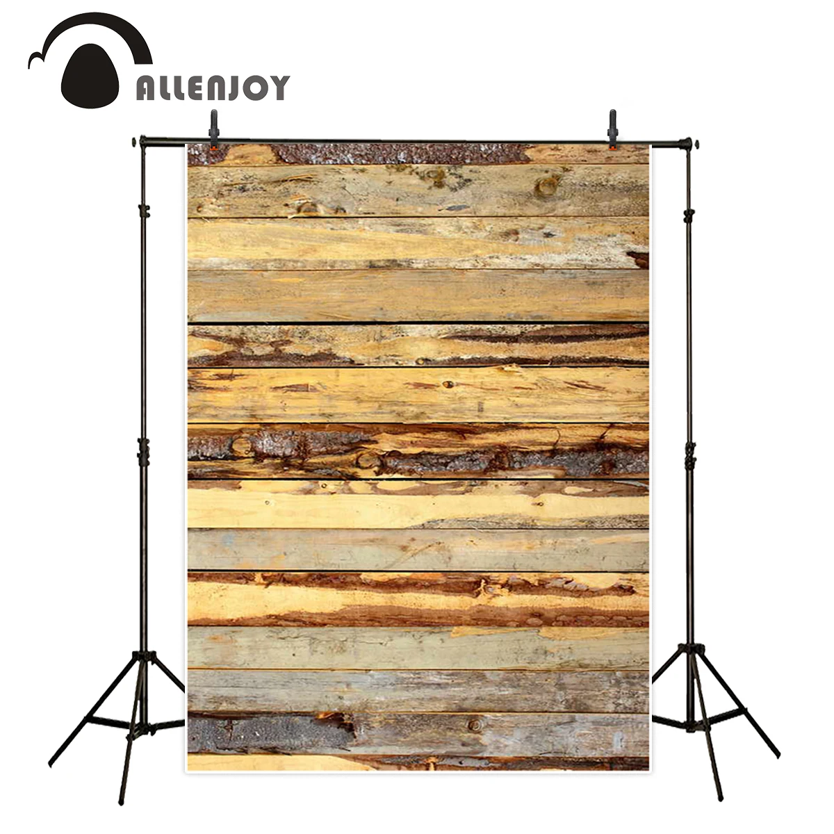 Allenjoy photography backdrop old wood stripes retro