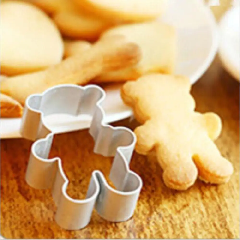 

New Many Styles Cartoon Animal Cat Elephant Shapes Cookie Cutter Food Grade Stainless Steel Biscuit Mold Baking tools Home kitch