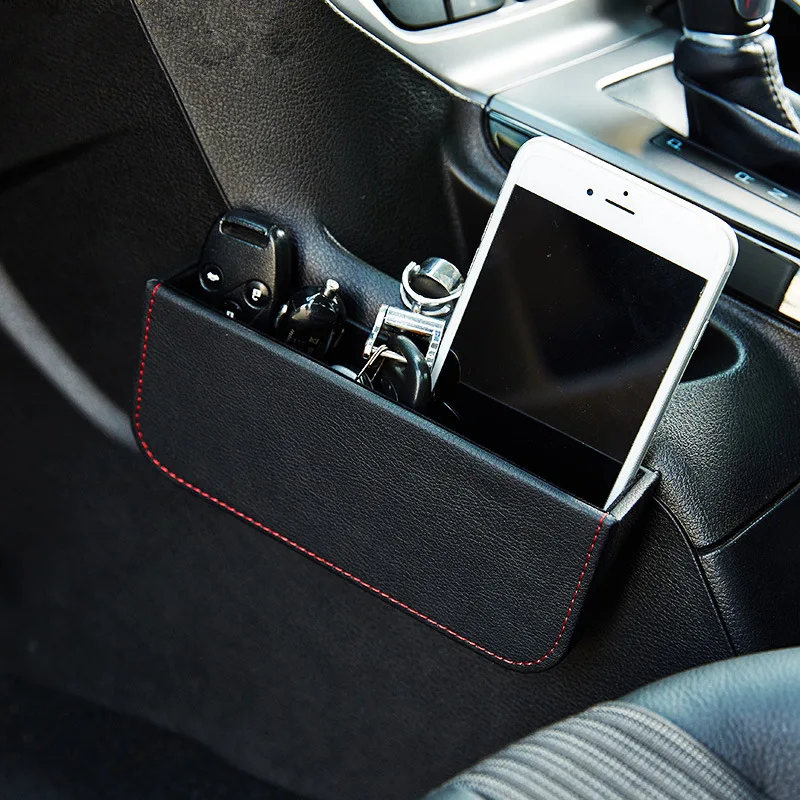 

Car Organizer Pouch Pockets Car Storage Box Car gathering Bag For cards Mobile Phone sticky bag interior accessories