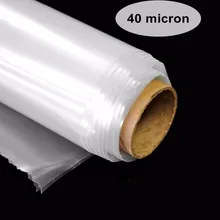 Толщина 40 микрон теплицы прозрачная полиэтиленовая пленка покрытие