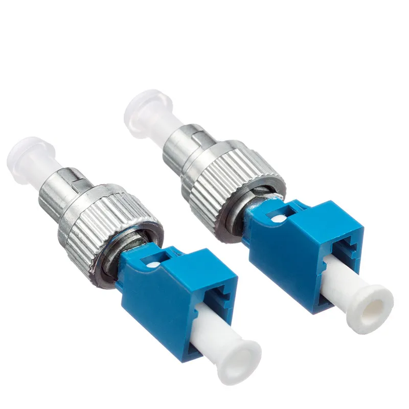 

10pcs/lots LC/UPC Female to FC/UPC Male Fiber Optic Hybrid adapter LC-FC Connector FC-LC flange coupler Fiber adapter