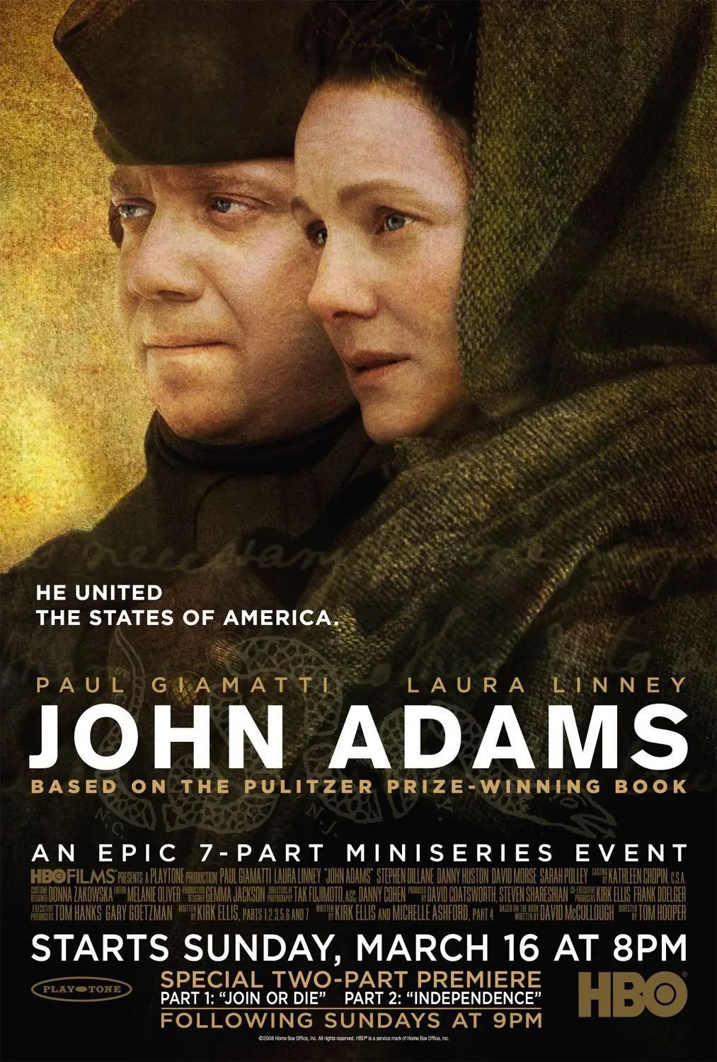John Adams HBO History TV Series Retro Vintage Poster Decorative Wall Sticker Canvas Painting Home Art Decor Gift | Дом и сад