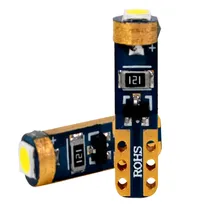 Destaque 2 pc LED T5 12 v Car Auto Instrumento Indicador de Sinal de Luz de Advertência Luz Clearance Lâmpada do Farolim Traseiro Ar Condicionado