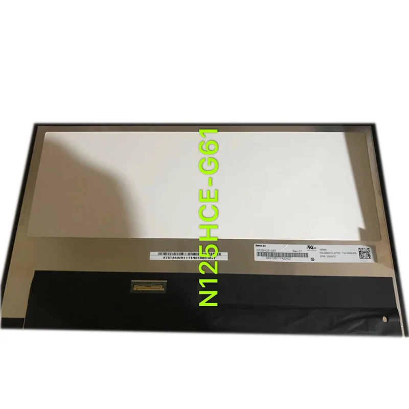 

12.5" IPS 1080P LCD SCREEN N125HCE-G61 REV C1 FIT DPN 050W7X