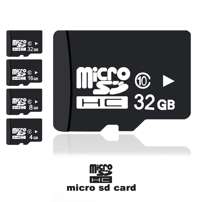 Дешевый TF карта OEM бренд Черный Micro SD карта высокого качества ГБ 4 ГБ 8 Гб класс 6 16 ГБ 32 Гб класс 10 64 ГБ Гб microsd карта памяти с адаптером