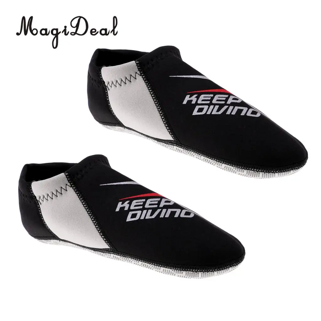 MagiDeal Adult Men Women Non-slip 3mm Neoprene Aqua Socks Swim Surf Beach Scuba Diving Water Sports Wetsuit Shoes Boots Fins