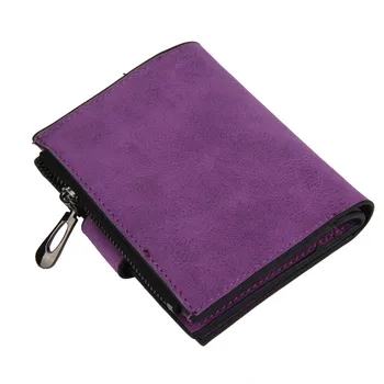 

Women's Old And Young Mini Magic Magic Double Fold Leather Wallet Card Package ID Cartoon With Large Capacity walletMaison Fabre