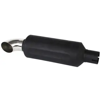 

Black Slip-On Exhaust Muffler Pipe Fit For Harley Street 500 750 15-18 2016 2017