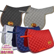 Британская подушка для седла, комплекты для конного спорта, хлопковая саржа, подстилки для седла, квадратные подстилки для седла