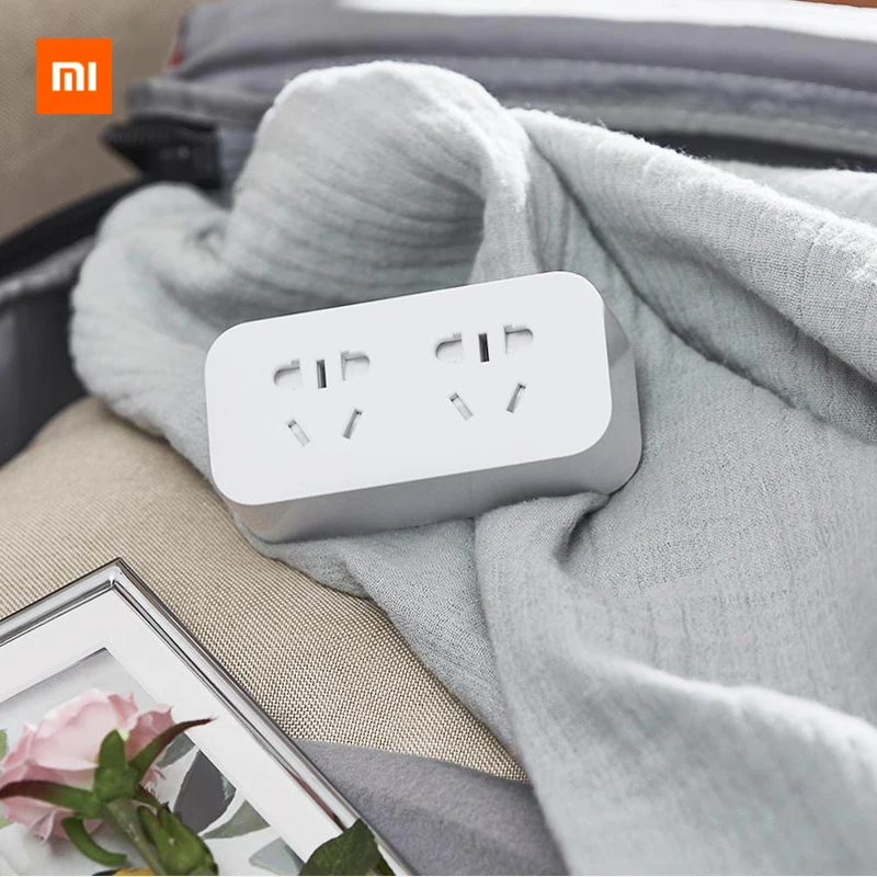 Xiaomi Mijia Мощность полосы конвертер Портативный Подключите зарядное устройство адаптер для Офис 5V 2.1A 2 розетки с 2 портами(стандарт быстрой зарядки H20