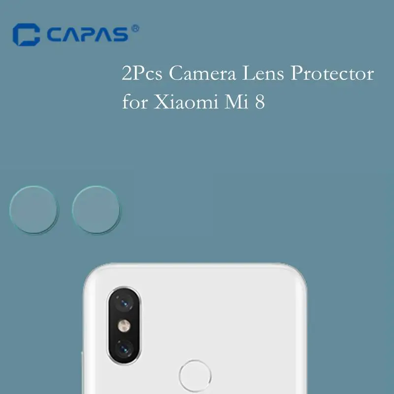 2pcs For Xiaomi Mi 8 Camera Lens Protector Back Camera