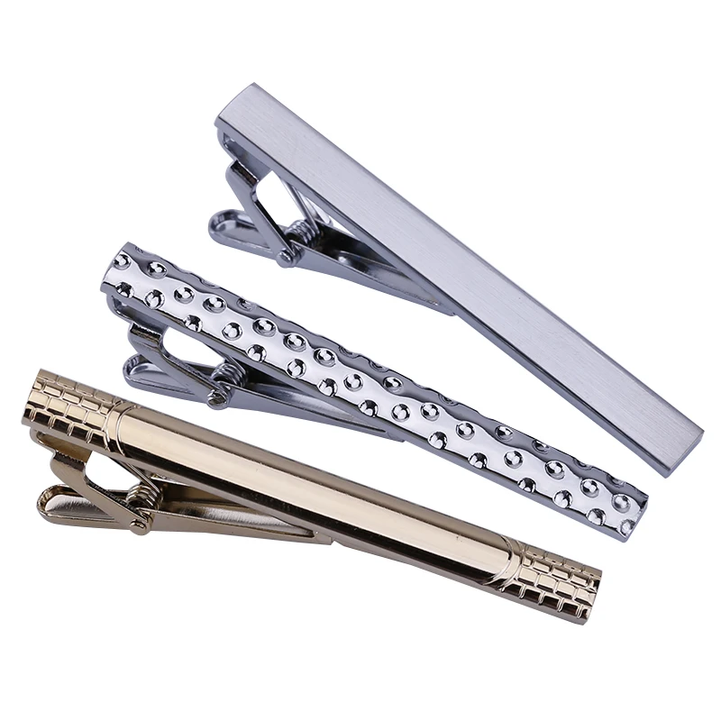 3pcs computer criminal execution tie clip clip stainless