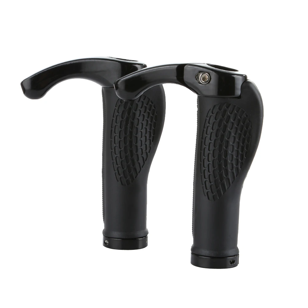 Bicycle Grips Ergonomic MTB Mountain Bike Aluminum Rubber Handlebar