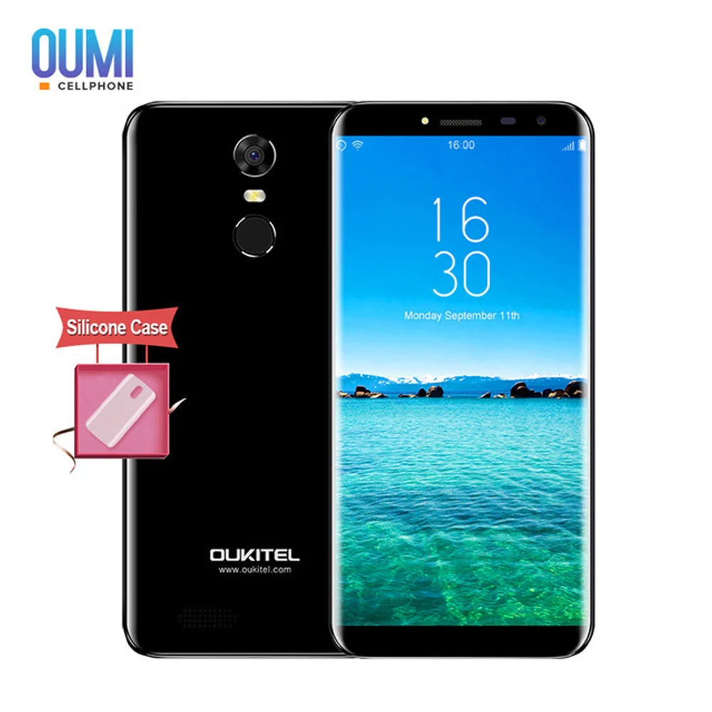 Oukitel C8 3g смартфон 5 &quot18:9 Android 7 0 Бесконечность Дисплей 3000 mAh 2 ГБ + 16 GB MT6580 4 ядра 13MP