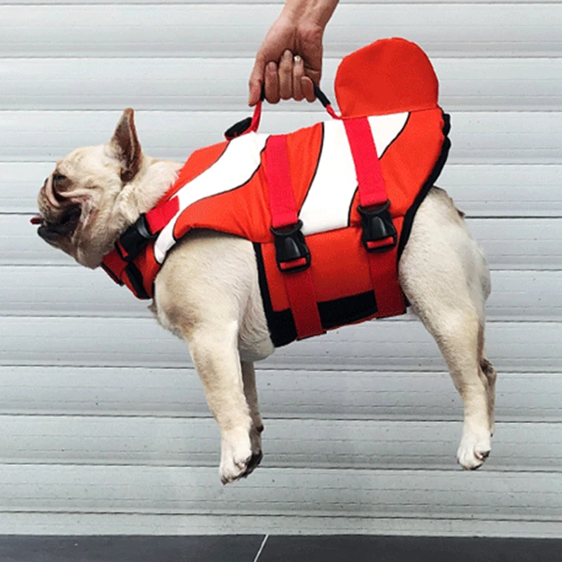 Summer Puppy Swimsuit Pet Dog Clothes for Small Medium Large Dogs Pets Clothing French Bulldog Cute Life Jacket Pug Swim Coat