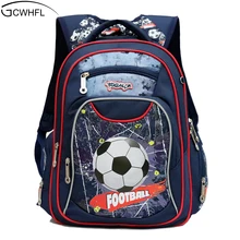 GCWHFL New Fashion Orthopedic Kids School Bags For Boys Backpack Kid Waterproof Primary School Backpacks Children Grade 1-3