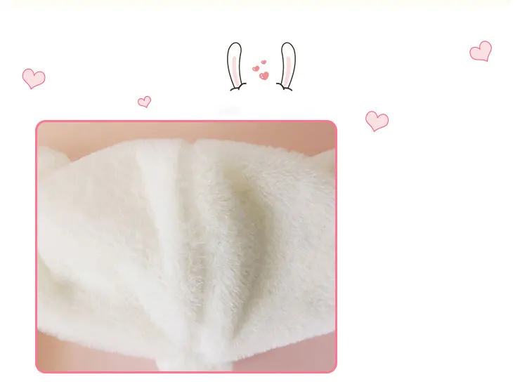 rabbit hat ear move moving rabbit hat ear hat toy white rabbit hat winter hat animal winter hats for women kids girls  (3)