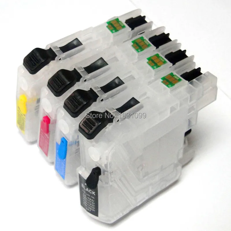 

1Set Refillable ink cartridge LC 211 LC211 for Brother MFC-J880N DCP-J962N MFC-J730DW MFC-J830DW MFC-J900DW MFC-J990DW