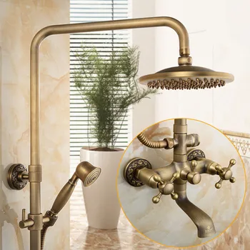

Classic Solid Brass Shower Mixer Brass Shower Head Shower Faucet Shower Set