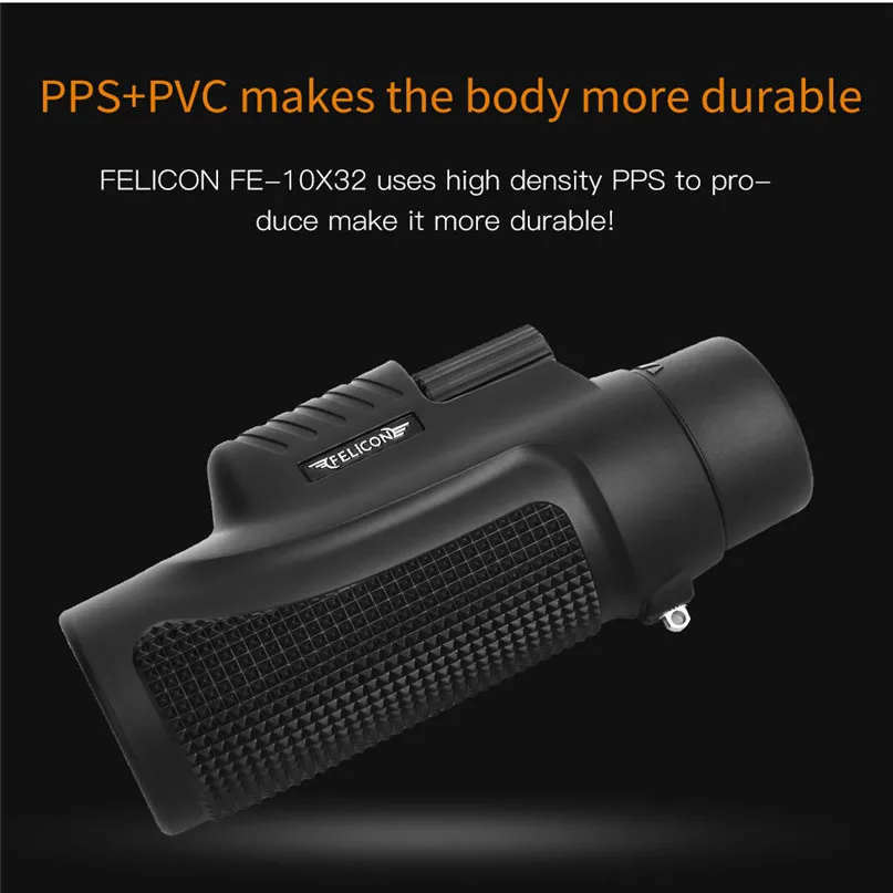 Monocular Telescope Outdoor Mini 10X32 Portable Night Vision Monocular Telescope Focus Telescope #2Y03 (18)