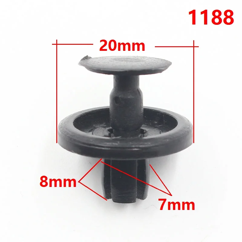 KELIMI Auto Bumper Fender Splash Guard Clips Fastener For Toyota Crown