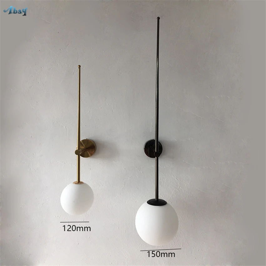 Постсовременный минималистичный настенный светильник с шариковой линией, бра для гостиной, спальни, арт-деко, прихожая, прикроватные настенные светильники