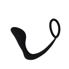 Silicone Male masturbator Prostate Massage Anal plug stimulator Butt Plug Sex Toys for Men Cock Ring