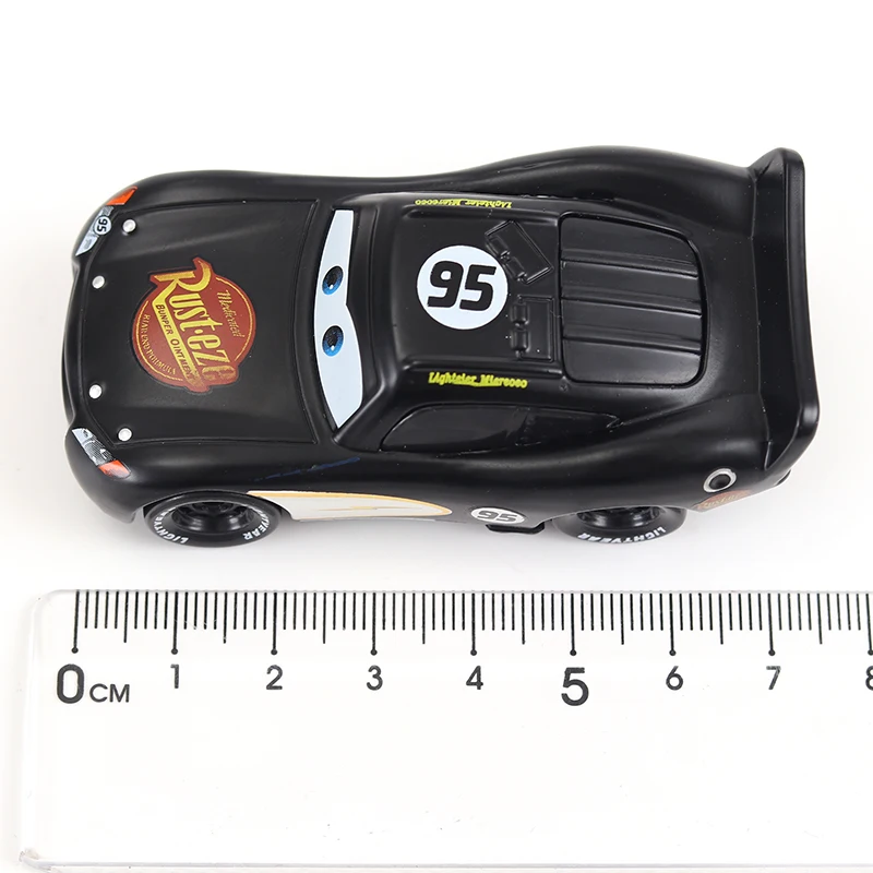Disney "тачки 3 с рисунками из мультфильма «Тачки 2 № 43 гоночной команды король металл литья под давлением игрушечный автомобиль 1:55 Lightning McQueen свободные Новое