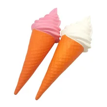 29 5CM Jumbo Ice Cream Squeeze Toy Colourful Squishy Toy Phone Strap Slow Rising Stress Relief