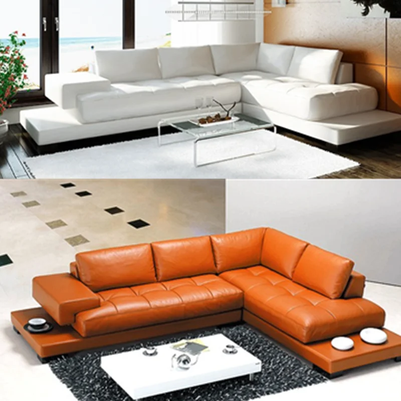 

Living room sofa set, modern appearance leather sofa, recliner sofa set