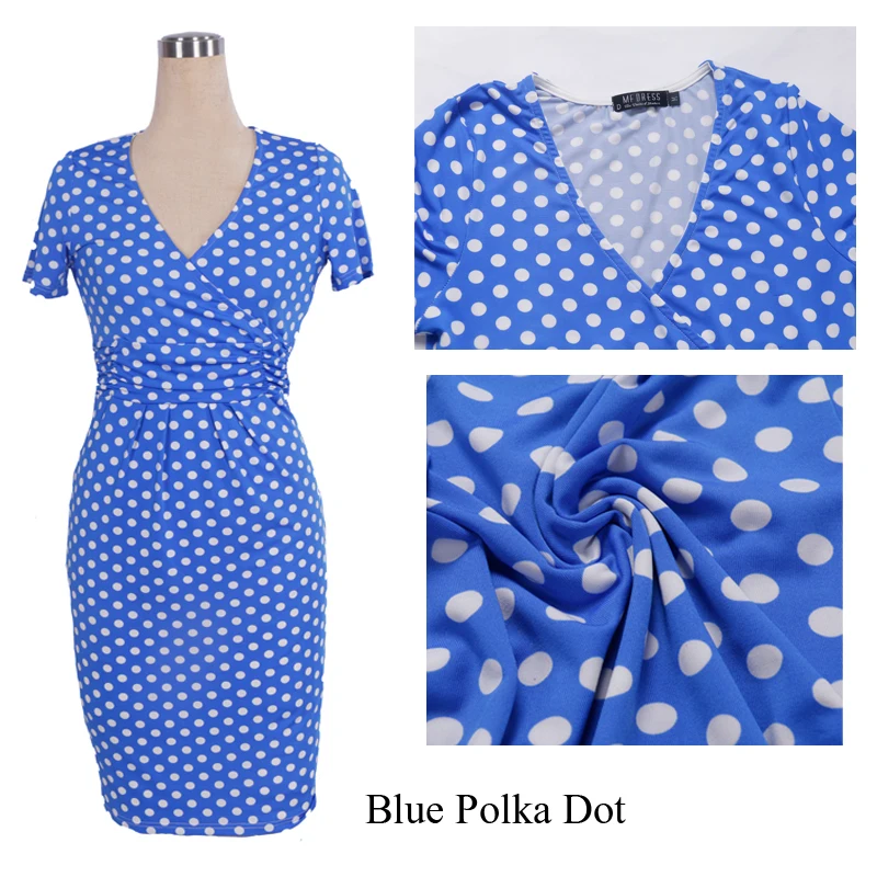 blue Polka Dot 1