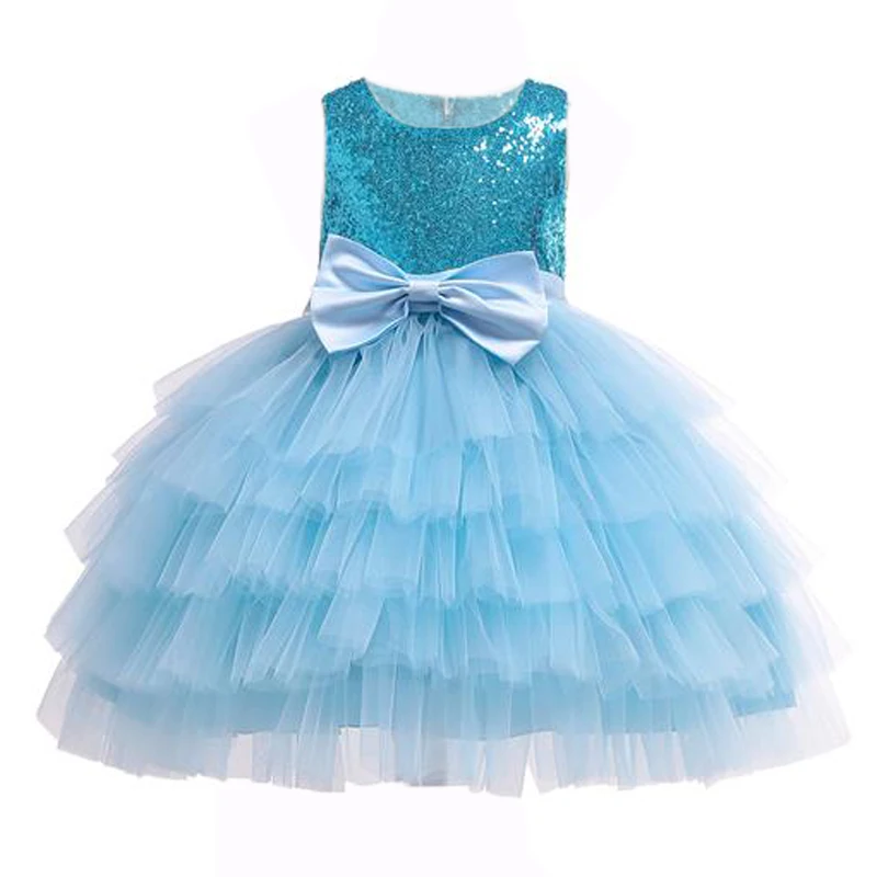 

Kids Dresses For Girls Summer Bowknot Princess Tutu Dress For Girl Birthday Party Girls Wedding Dress Children Clothing Vestidos
