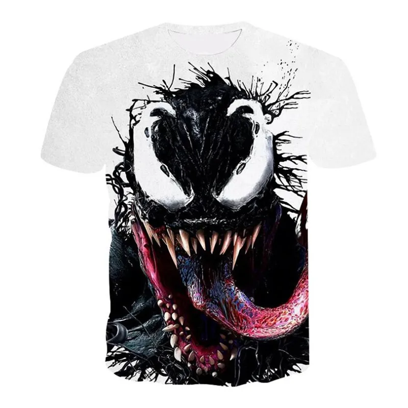 

Newest Venom t-shirt 3D Printed T-shirts Men Women Casual Shirt Short Sleeve Fitness T Shirt Deadpool Tees Spider man Skull Tops