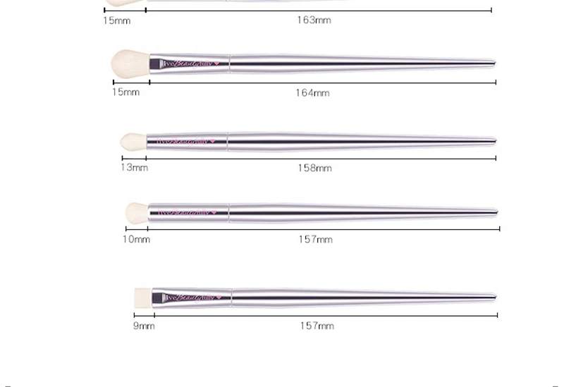 Это косметика 8/9 шт покрытые серебром набор профессиональных кистей для макияжа порошок глаз Кисть для румян Кисть для нанесения основы под макияж набор для макияжа
