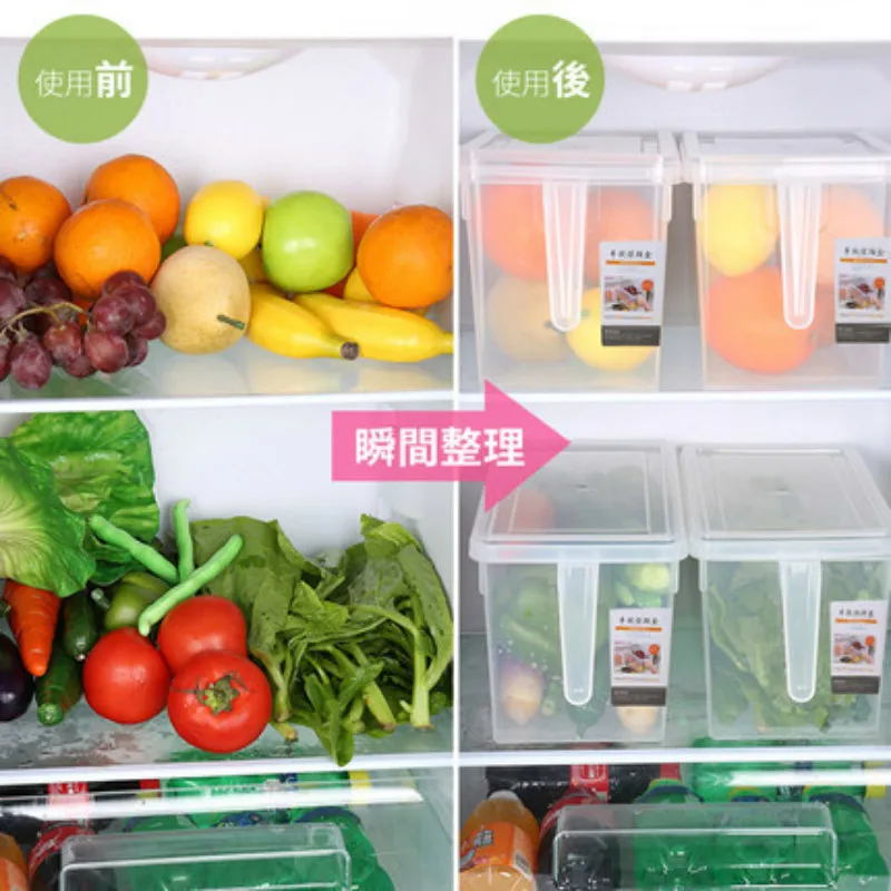 Kitchen Transparent PP Storage Box Grains Beans Storage Contain Sealed Home Organizer Food Container Refrigerator Storage Boxes