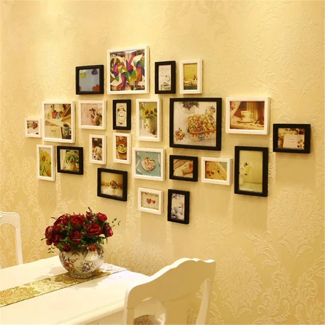 1x Creative Wood Diy Photo Frame Wall Picture Al Best Gifts Home 1x Creative Wood Diy Photo Frame Wall Picture Al Best Gifts Home Decor Multiple Colors 6