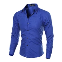2025 nouveaux hommes chemise décontractée automne grande taille imprimé Plaid hommes à manches longues chemise bleu Royal Slim Fit hommes vêtements Camisas 1